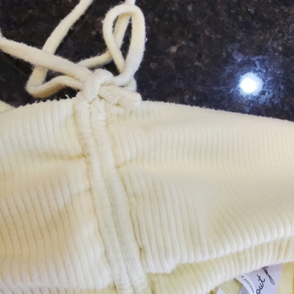 Out From Under Yellow Wide-Leg‎ Pants